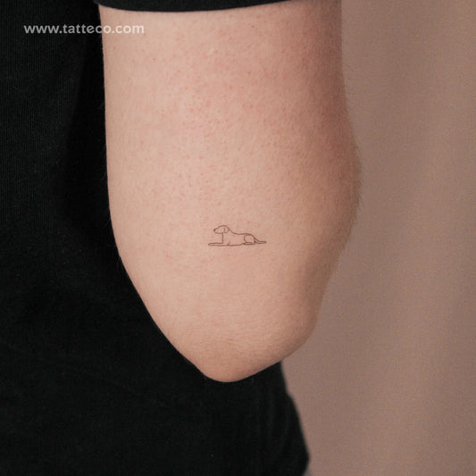 Labrador Semi-Permanent Tattoo - Set of 2