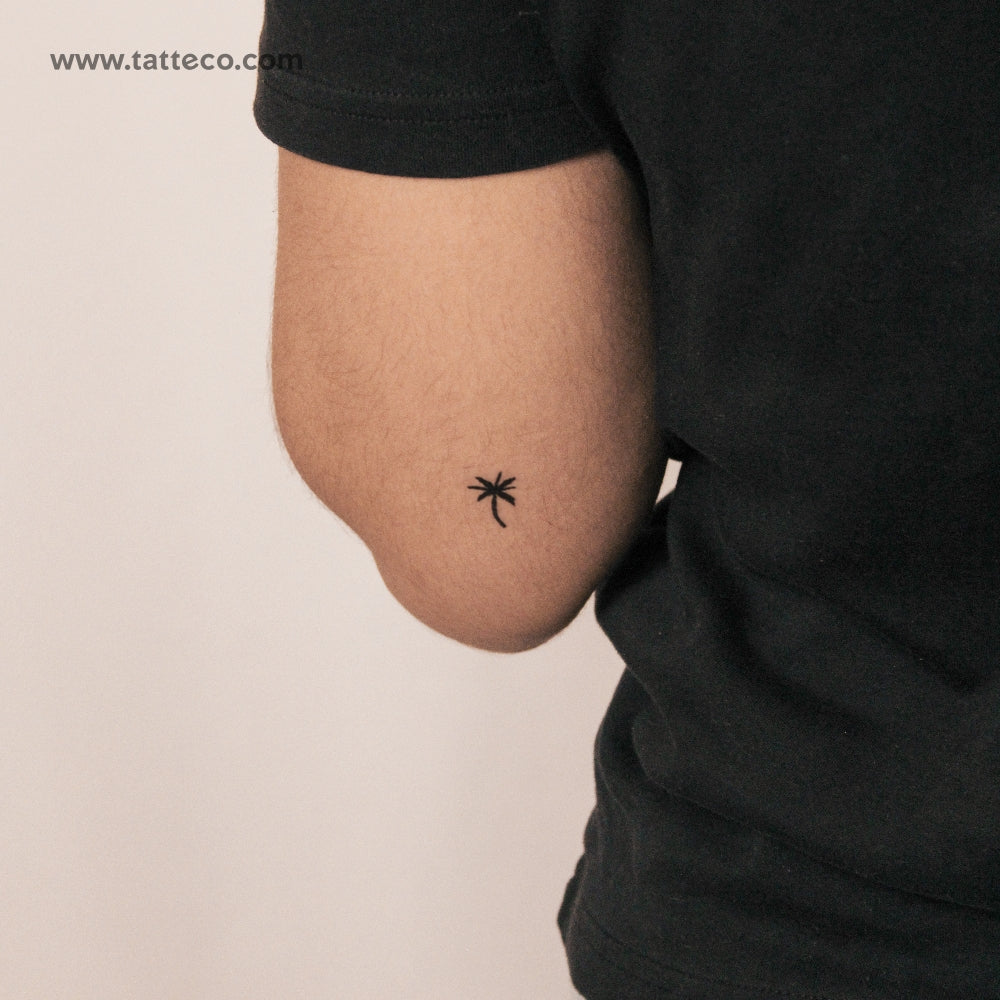Palm Tree Semi-Permanent Tattoo - Set of 2