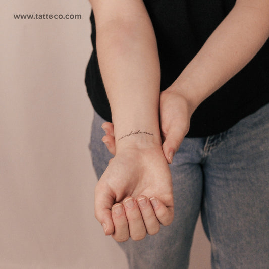 Tatuaje semipermanente Confianza - Juego de 2