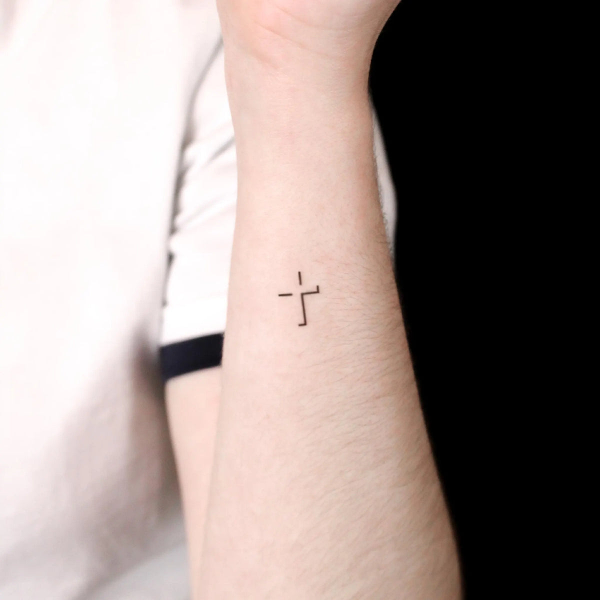 Tatuaje semipermanente Cross Shadow - Juego de 2