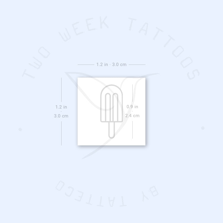 Popsicle Semi-Permanent Tattoo - Set of 2