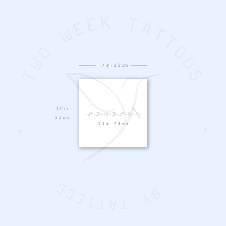 Forever Semi-Permanent Tattoo - Set of 2