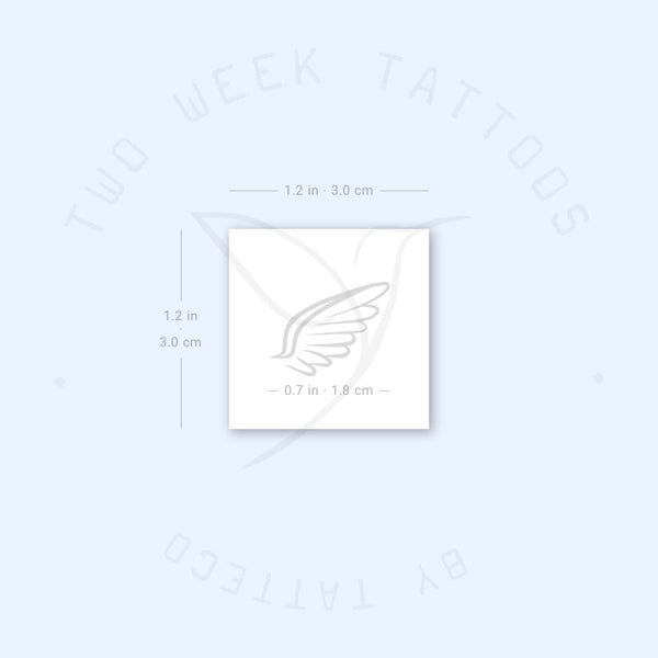 Left Wing Semi-Permanent Tattoo - Set of 2