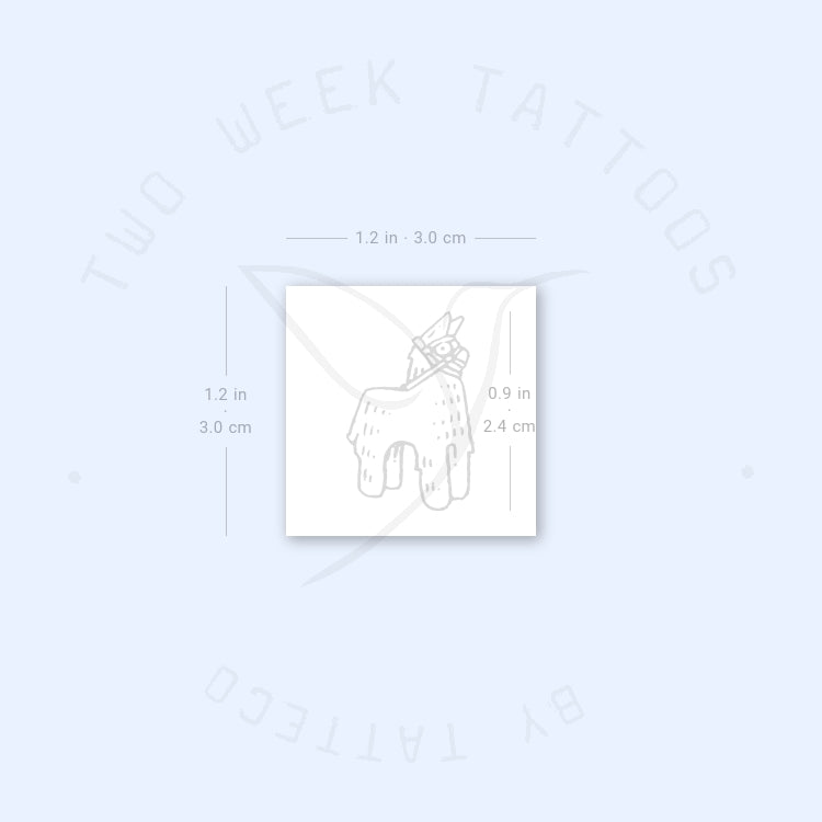 Piñata Semi-Permanent Tattoo - Set of 2