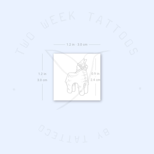 Piñata Semi-Permanent Tattoo - Set of 2