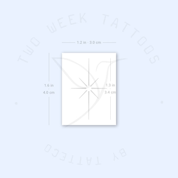 North Star Semi-Permanent Tattoo - Set of 2