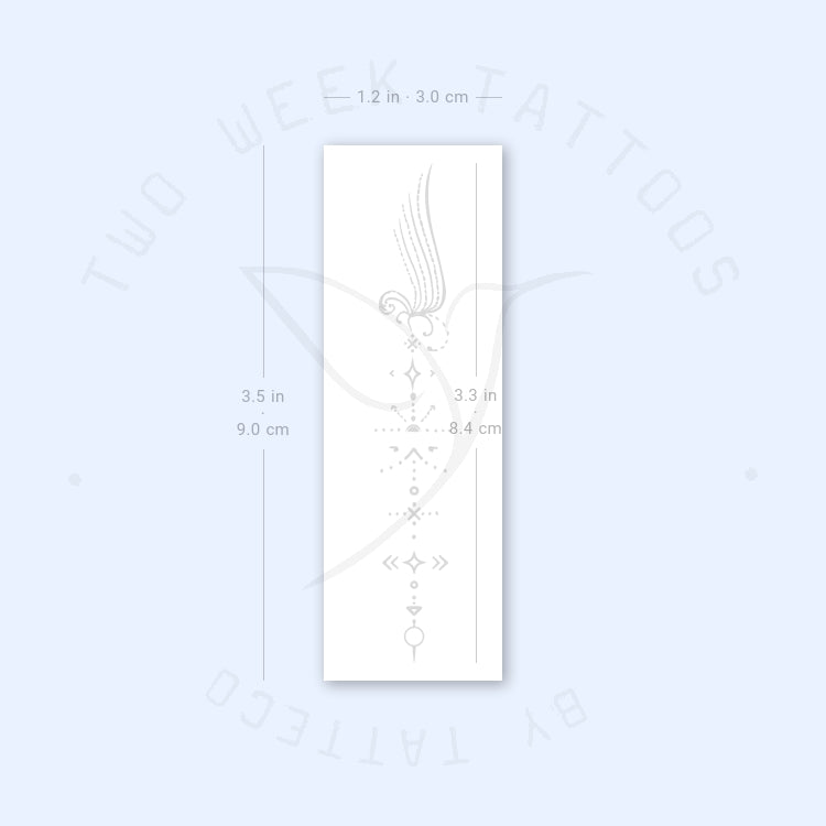 Thumb Ornament Semi-Permanent Tattoo - Set of 2
