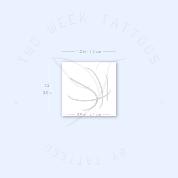 Basketball Semi-Permanent Tattoo - Set of 2