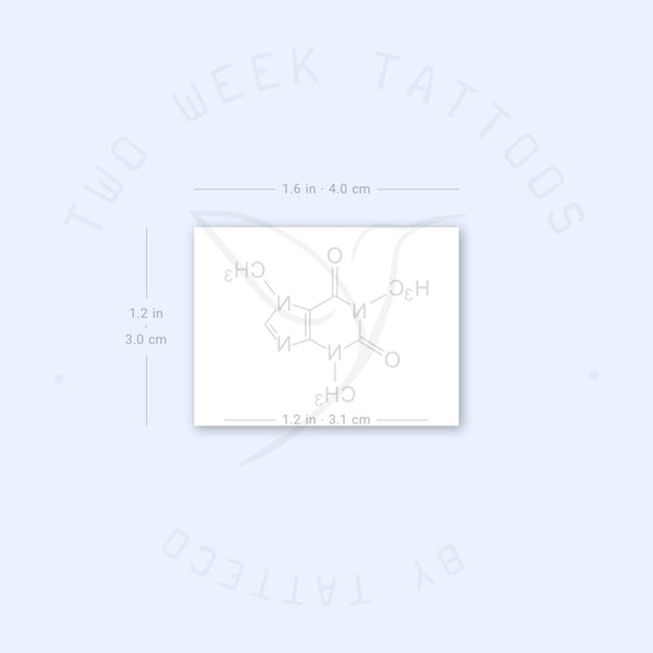 Caffeine Semi-Permanent Tattoo - Set of 2