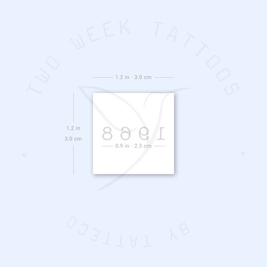1968 Semi-Permanent Tattoo - Set of 2