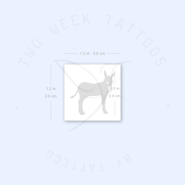 Donkey Semi-Permanent Tattoo - Set of 2