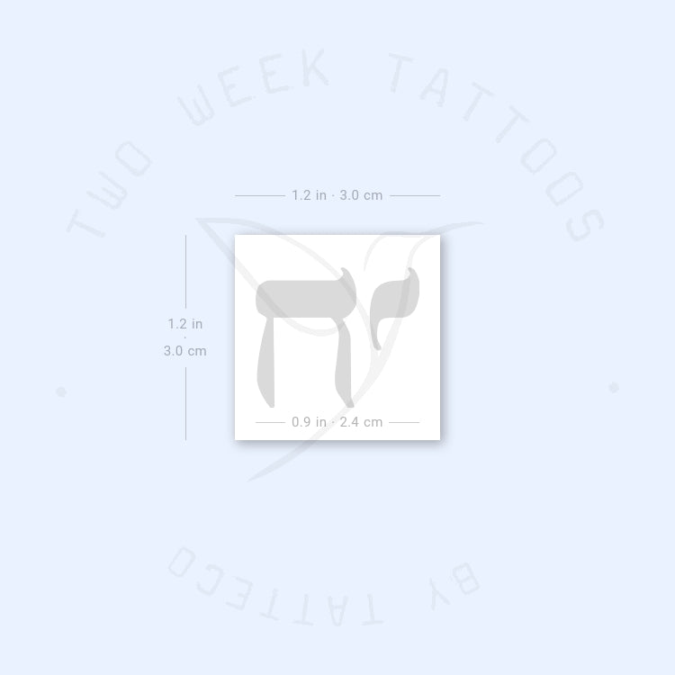 Chai Semi-Permanent Tattoo - Set of 2