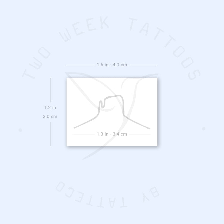 Tatuaje semipermanente de Monument Valley - Juego de 2