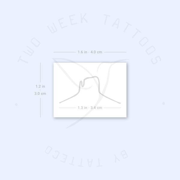 Monument Valley Semi-Permanent Tattoo - Set of 2