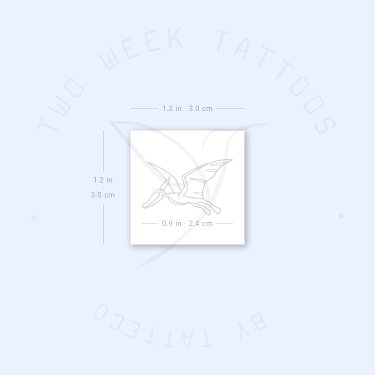 Pterosaur Semi-Permanent Tattoo - Set of 2