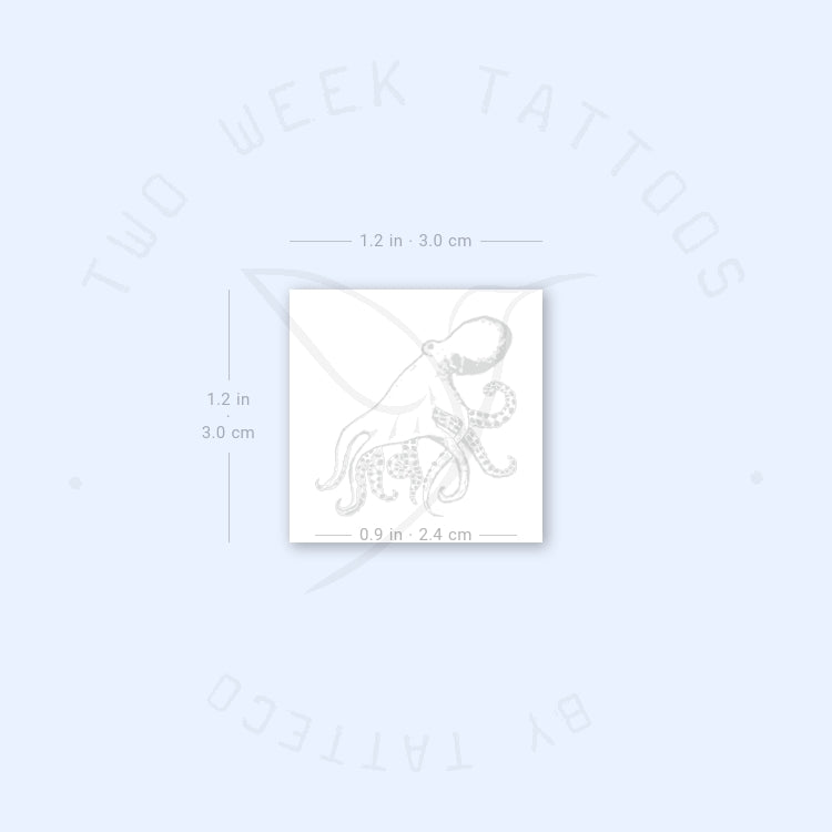 Octopus Semi-Permanent Tattoo - Set of 2