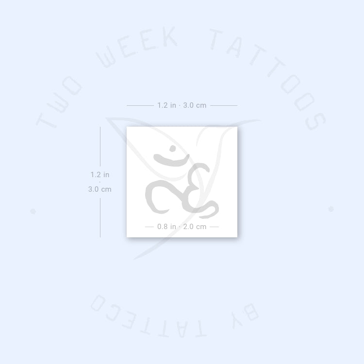 Om Semi-Permanent Tattoo - Set of 2