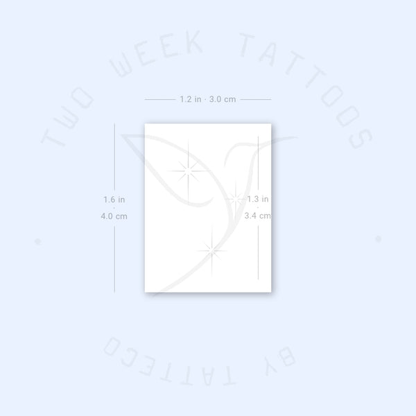 Stardust/Sparkle Semi-Permanent Tattoo - Set of 2
