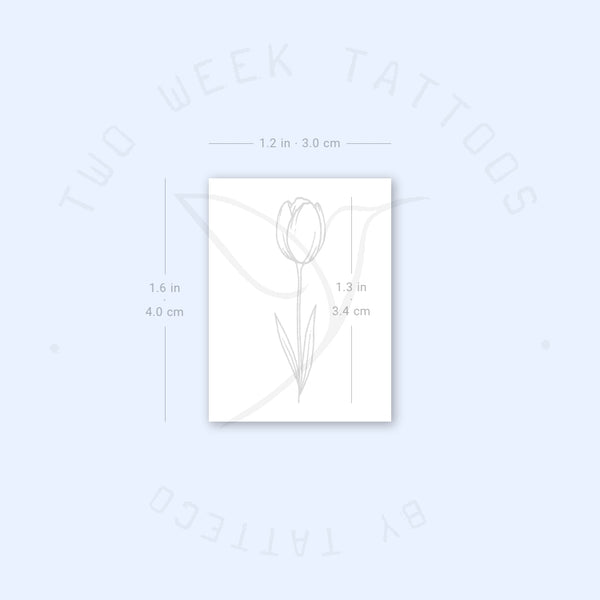 Tulip Semi-Permanent Tattoo - Set of 2