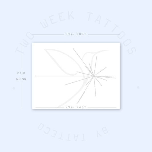 Tatuaje semipermanente Pioneer Plaque - Juego de 2