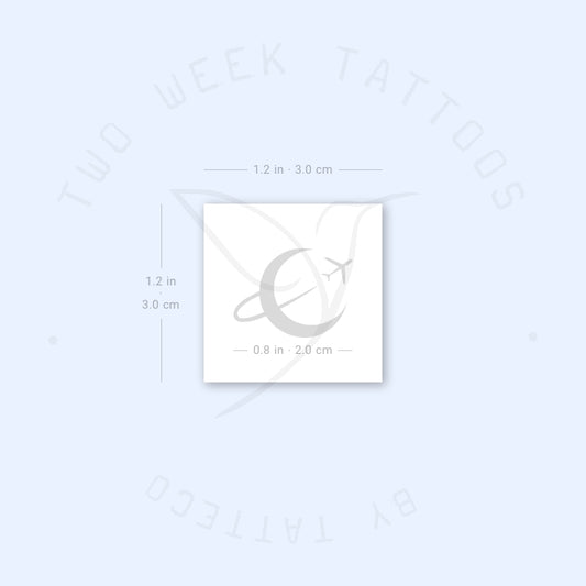 Around The Crescent Semi-Permanent Tattoo - Set of 2