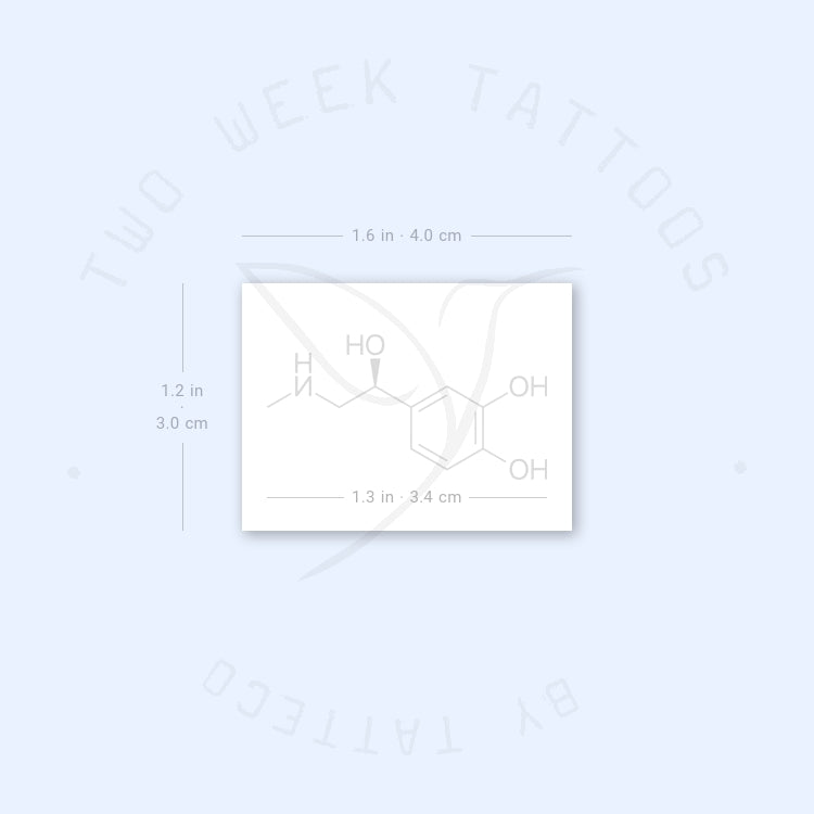 Adrenaline Semi-Permanent Tattoo - Set of 2