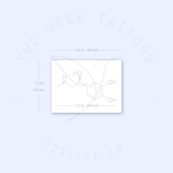 Adrenaline Semi-Permanent Tattoo - Set of 2