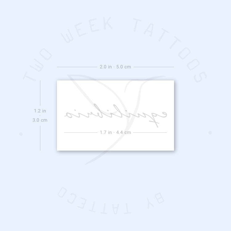 Equilibrio Semi-Permanent Tattoo - Set of 2