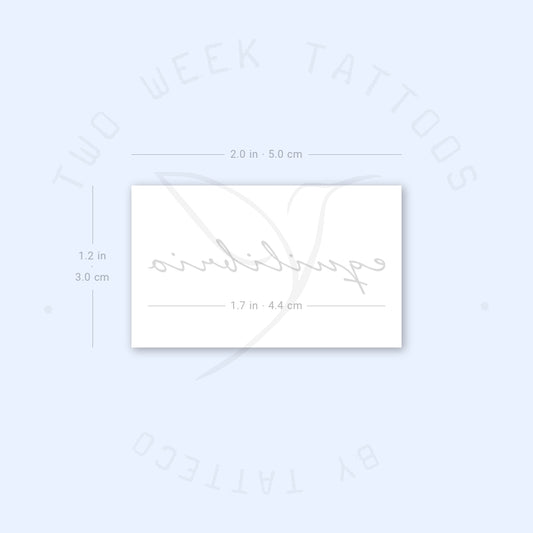 Equilibrio Semi-Permanent Tattoo - Set of 2