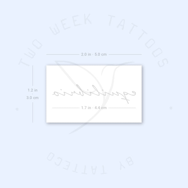Equilibrio Semi-Permanent Tattoo - Set of 2