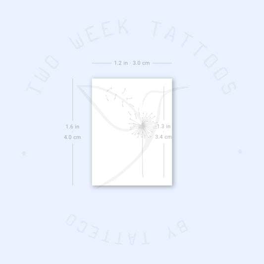 Dandelion Semi-Permanent Tattoo - Set of 2