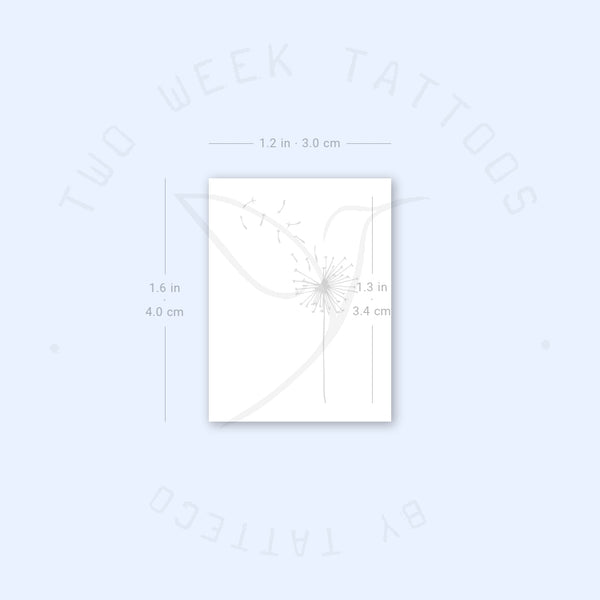 Dandelion Semi-Permanent Tattoo - Set of 2