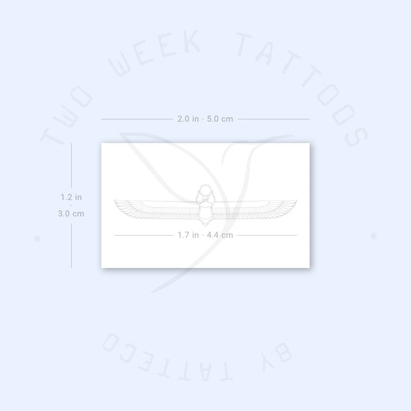 Scarab Semi-Permanent Tattoo - Set of 2