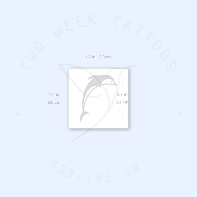 Dolphin Semi-Permanent Tattoo - Set of 2