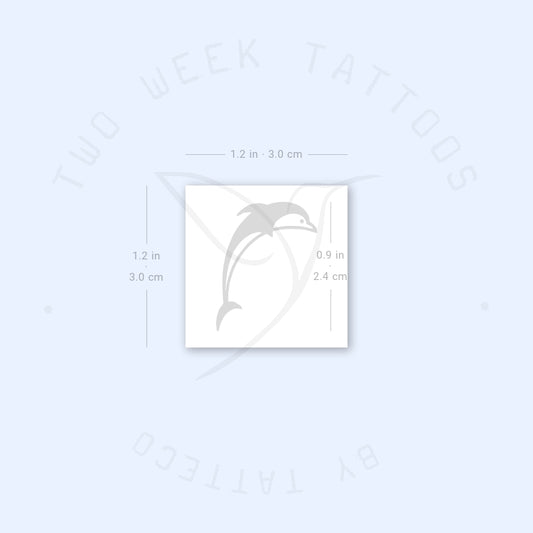 Dolphin Semi-Permanent Tattoo - Set of 2