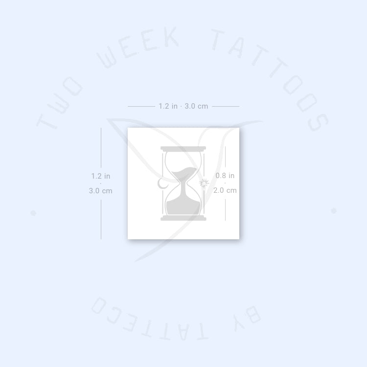 Hourglass Semi-Permanent Tattoo - Set of 2