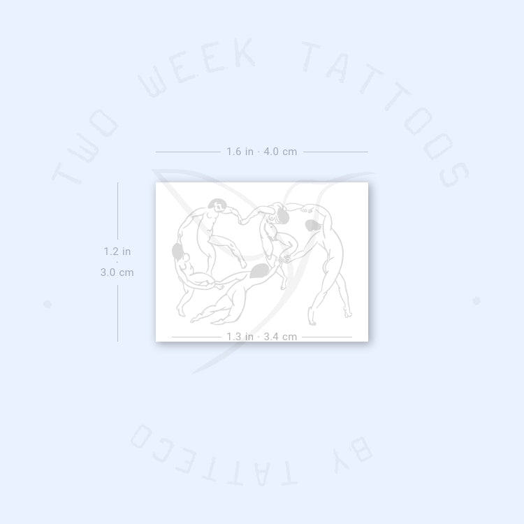 Tatuaje semipermanente de baile - Juego de 2