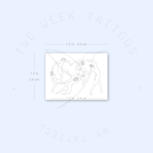 Tatuaje semipermanente de baile - Juego de 2