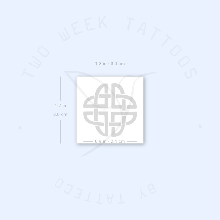 Shield Knot Semi-Permanent Tattoo - Set of 2