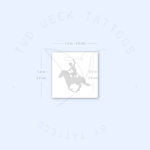 Cowboy Semi-Permanent Tattoo - Set of 2