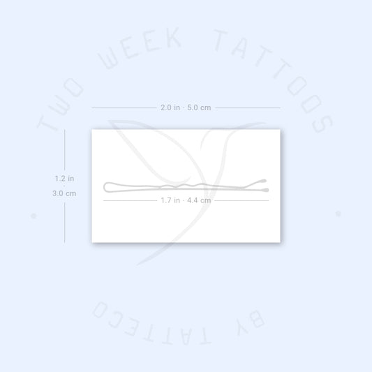 Hair Pin Semi-Permanent Tattoo - Set of 2