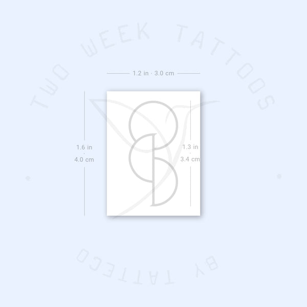 Organ Donor Semi-Permanent Tattoo - Set of 2