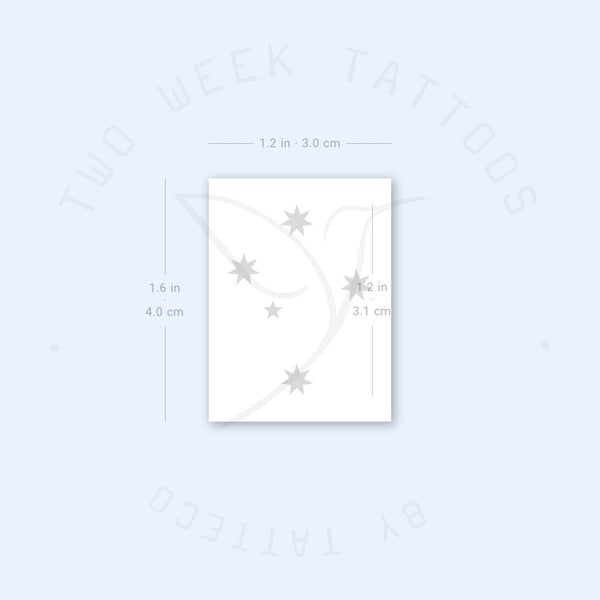 Crux Constellation Semi-Permanent Tattoo - Set of 2