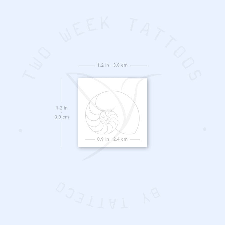 Nautilus Semi-Permanent Tattoo - Set of 2