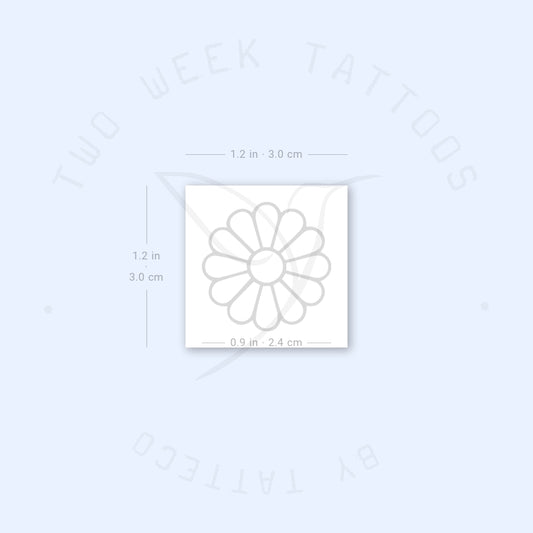 Daisy Semi-Permanent Tattoo - Set of 2