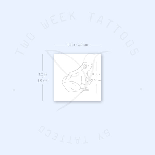 Frog Semi-Permanent Tattoo - Set of 2