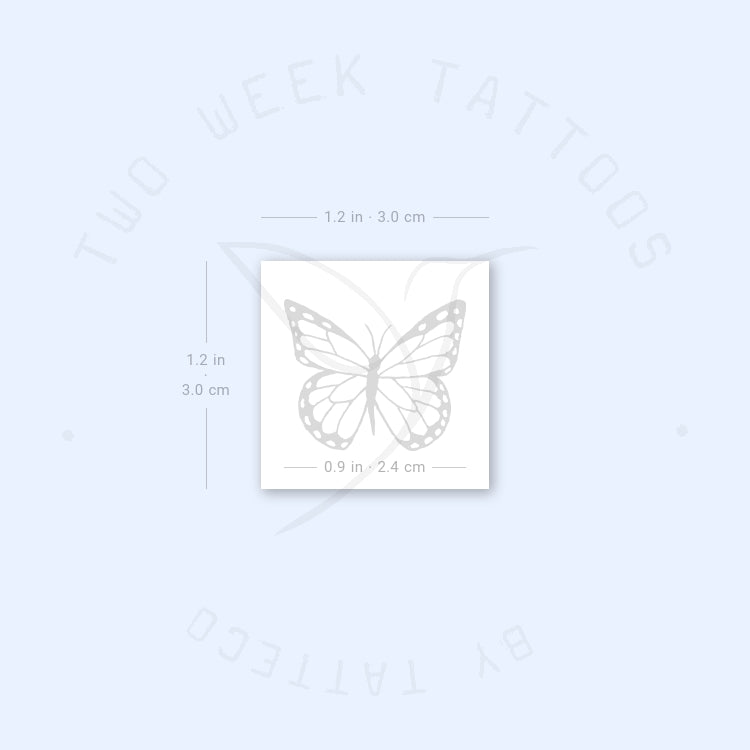 Butterfly Semi-Permanent Tattoo - Set of 2