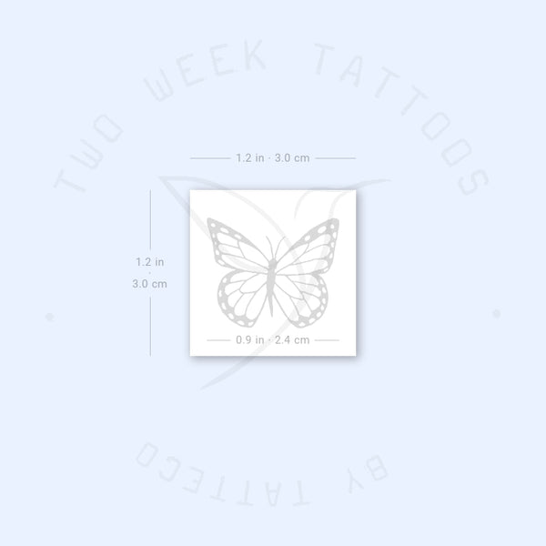 Butterfly Semi-Permanent Tattoo - Set of 2