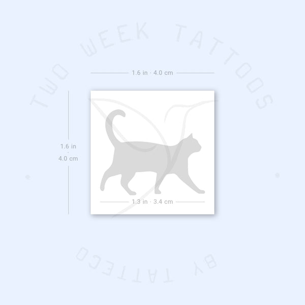 Walking Cat Semi-Permanent Tattoo - Set of 2
