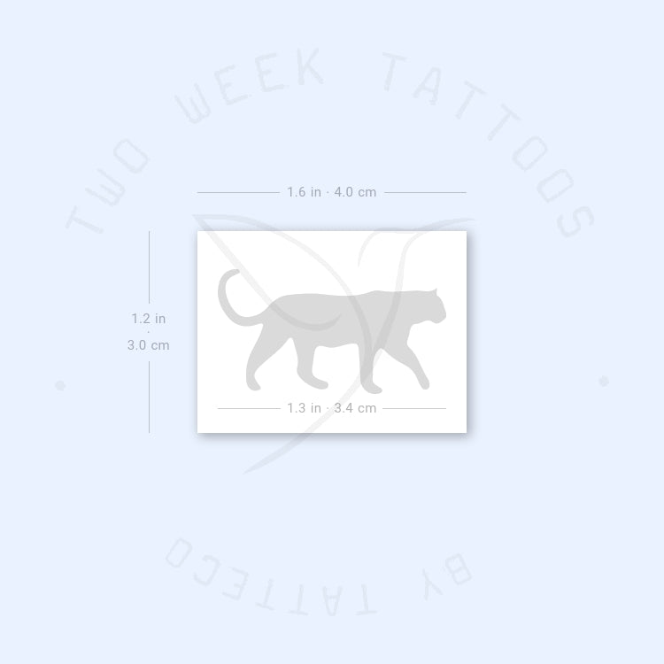 Black Panther Semi-Permanent Tattoo - Set of 2